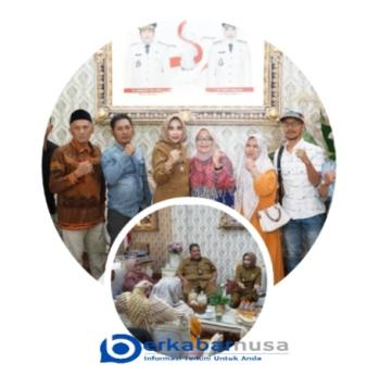 AAN Nadhiro Pengusaha Rumah Potong Hewan Audensi Bersama Wabup Sidoarjo Hj Mimik.