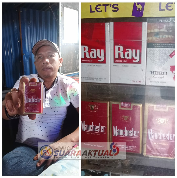 Rokok Merk Manchester Tidak Tersentuh Hukum, Diduga Ada Oknum Yang Memback-up Yang Tidak Bertanggung Jawab