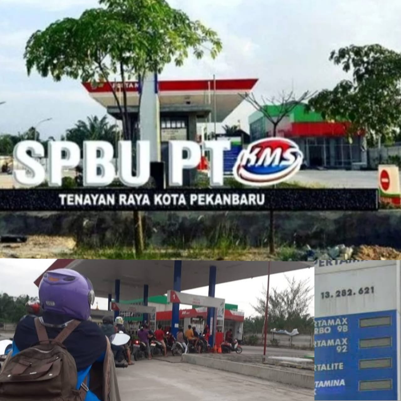 SPBU Jalan Pesantren Tenayan Raya Pekanbaru Layani Masyarakat Sepenuh Hati, Agus : Kami layani pembeli  dengan Barcode