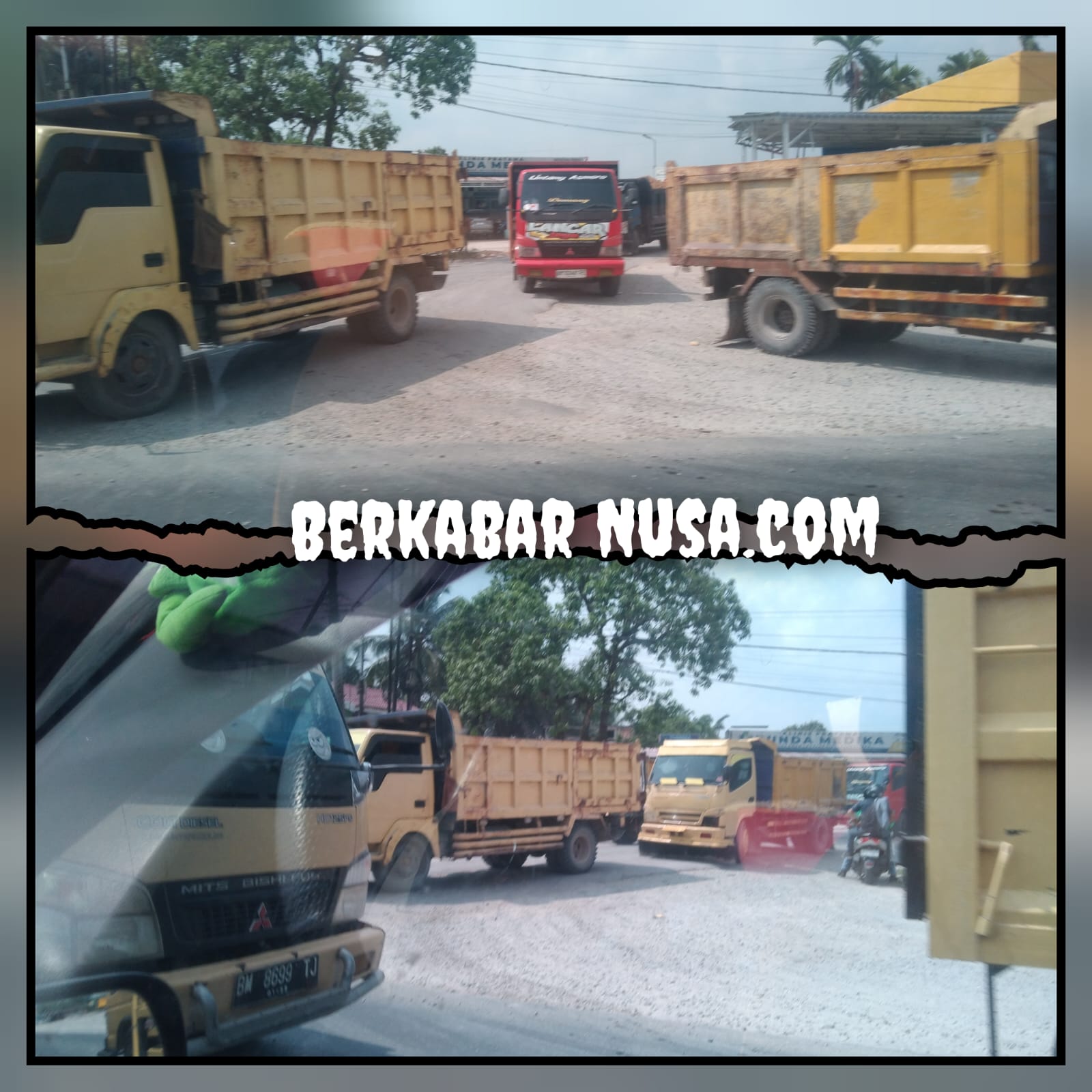 Dugaan Pungli  'Karcis Ajaib'' Kutipan Mobil Pengangkut Hasil Galian C Ilegal Masih Berjalan di Desa Kualu?