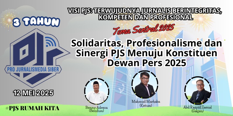 DPP PJS Tegas Tolak Wartawan Bodrex, Terbukti Memeras Dipastikan Tidak Bakal Ada Toleransi