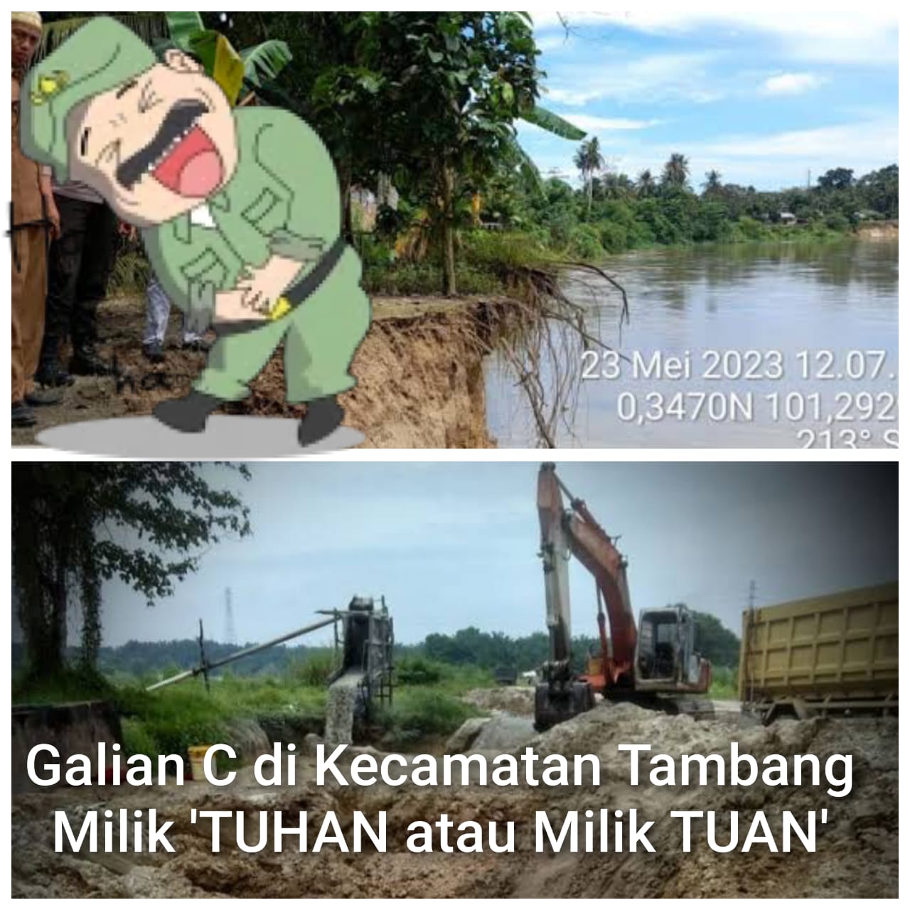 Siapa Pemilik 15 Titik Galian C di Kecamatan Tambang, Apakah Milik 'Tuhan atau Tuan' Hingga Kebal Hukum