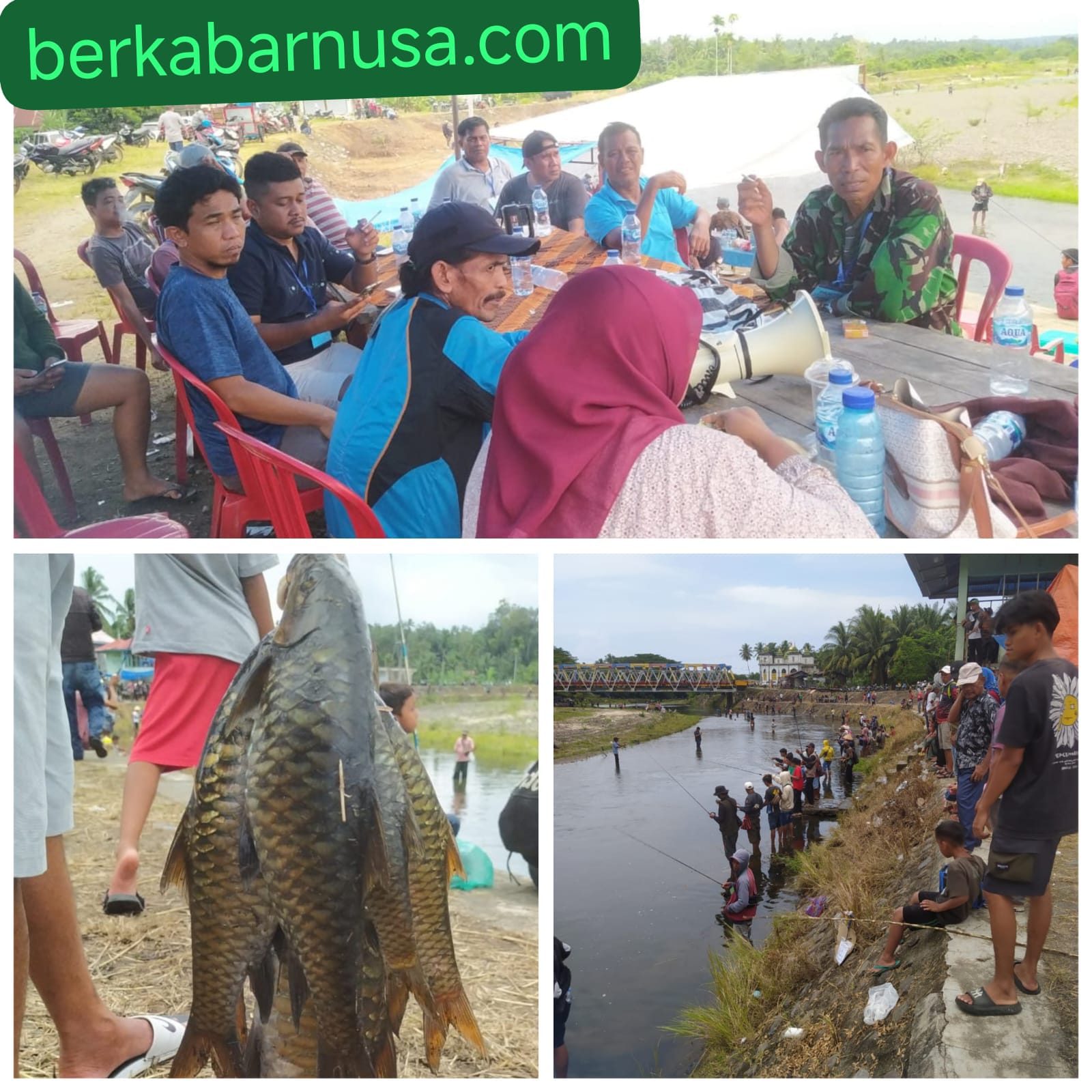 Ratusan Pemancing Antusias Ikut Ramaikan Mancing Ikan Niat Nagari Batang Gasan