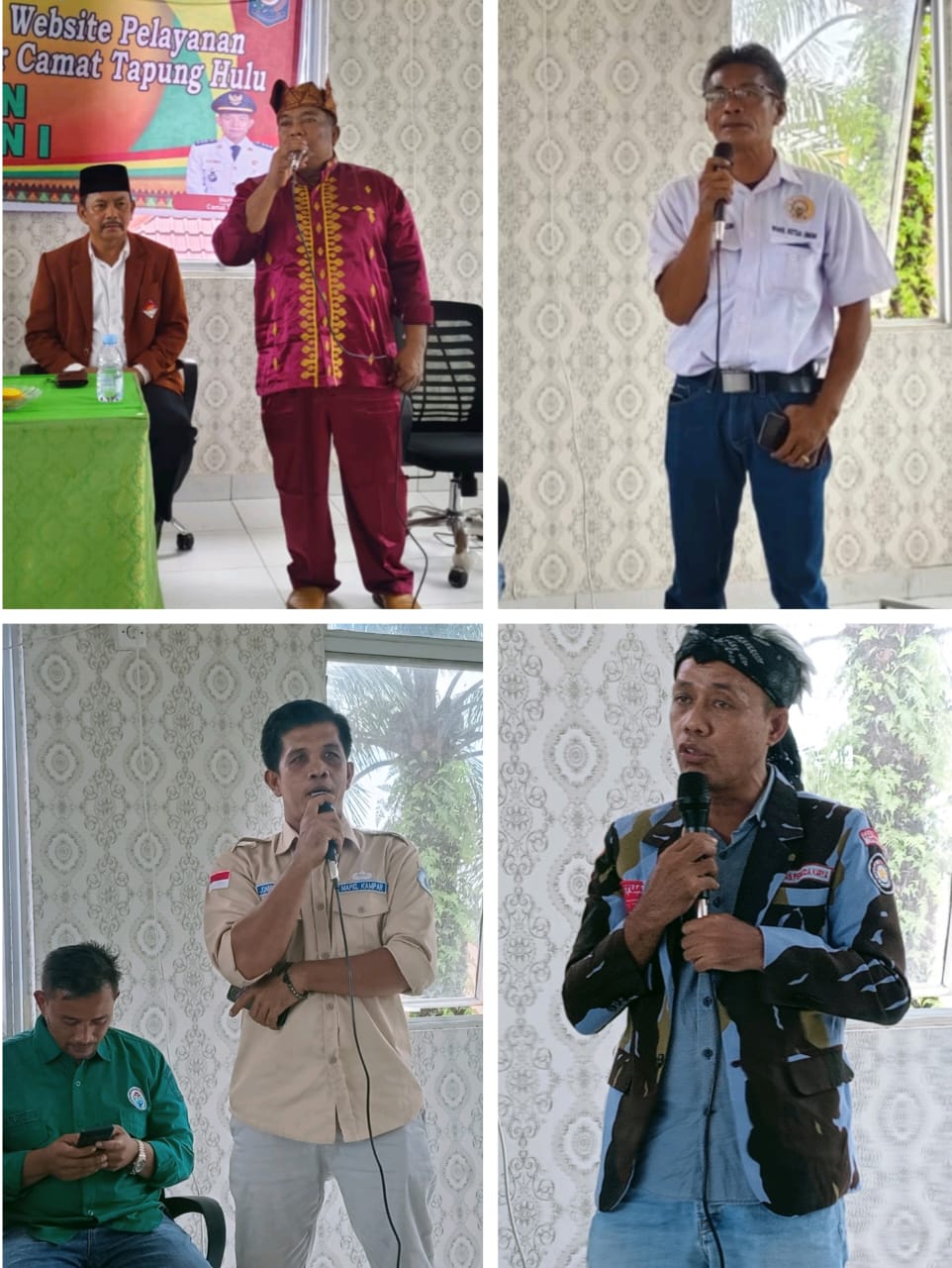 Camat Tapung Hulu Gandeng Ormas Untuk Satu Komando Bangun Negeri