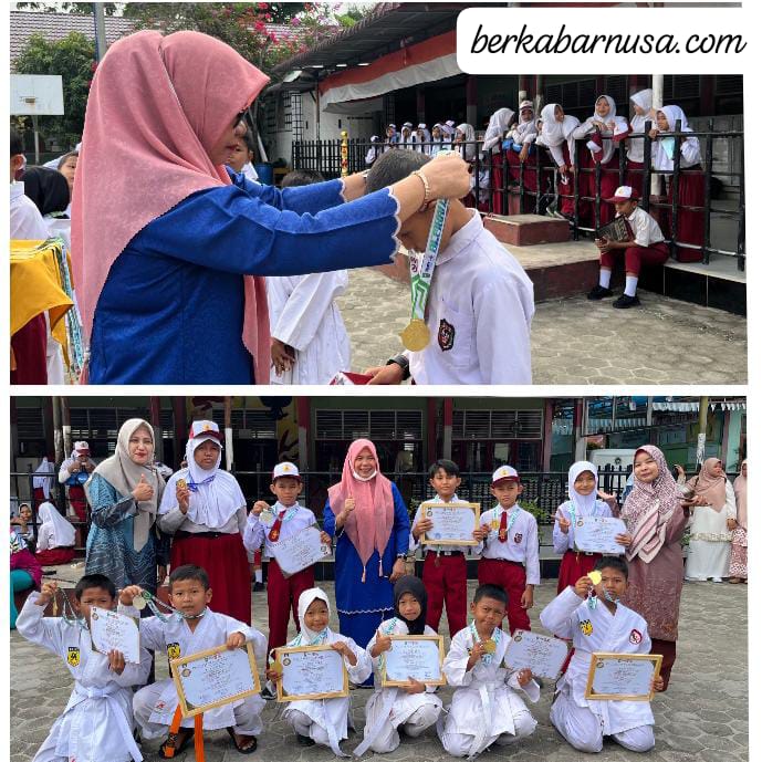 Al Fikri Cup 1 se-Lemkari Riau, Murid SDN 024 Tarai Bangun 'Banjir' Medali