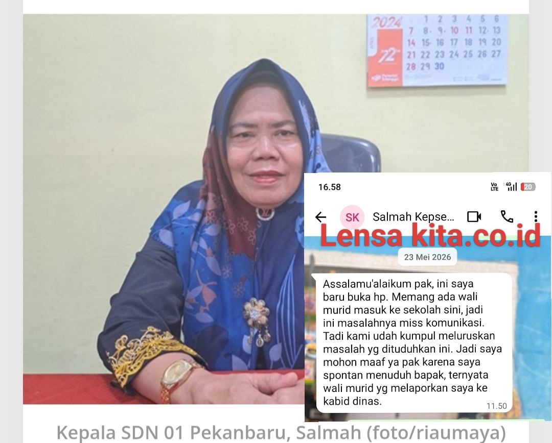 Wow.!! Kepsek SDN 01 Pekanbaru Cari 'Kambing Hitam' Guna Menutupi Kebohongan Terkait Dugaan Pungli