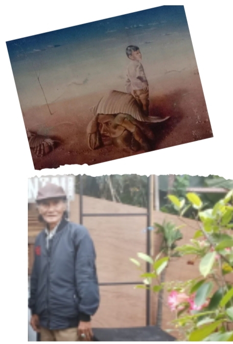 Irwanto Pelukis Legendaris Tinggal Di Kampung Seni Sidoarjo.