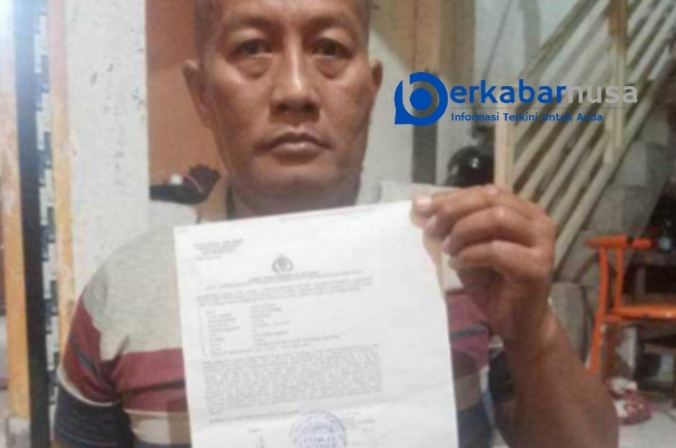 Joko Lelono Korban Dugaan Pengeroyokan Melapor Ke Polisi.