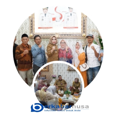 AAN Nadhiro Pengusaha Rumah Potong Hewan Audensi Bersama Wabup Sidoarjo Hj Mimik.