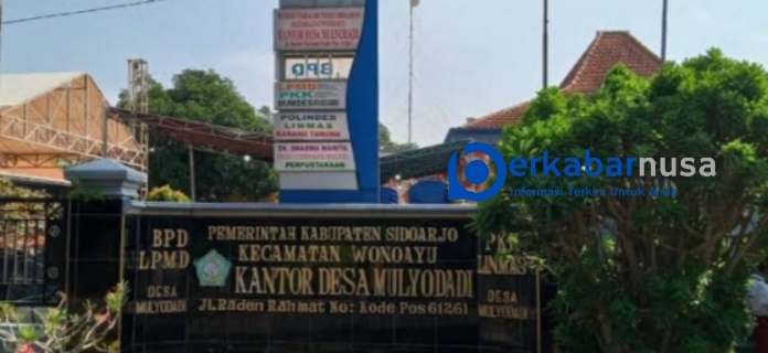 Setelah Diperiksa Polda Jatim,Kades Mulyodadi Sulit Ditemui Di Kantor Desa.