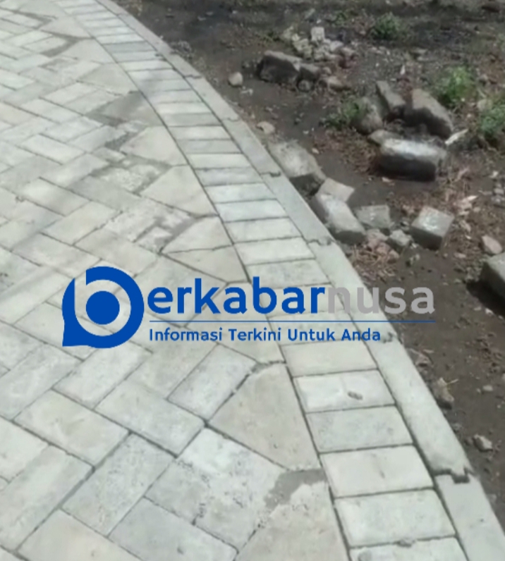 Penuh Kejanggalan ! Tercium Aroma Dugaan Mark Up Pavingisasi Desa Kepunten APH Harus Turun.