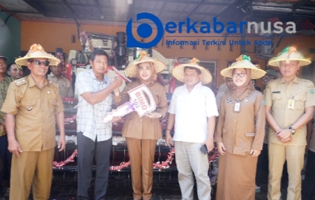 Kades Sukodono Supii : Semoga Adanya Bantuan Combi Harvester Bermanfaat Bagi Petani.