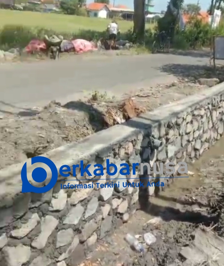 Proyek Saluran Irigasi Indikasi Amburadul,Kinerja PU BMSDA Terkesan 'Melempem'.